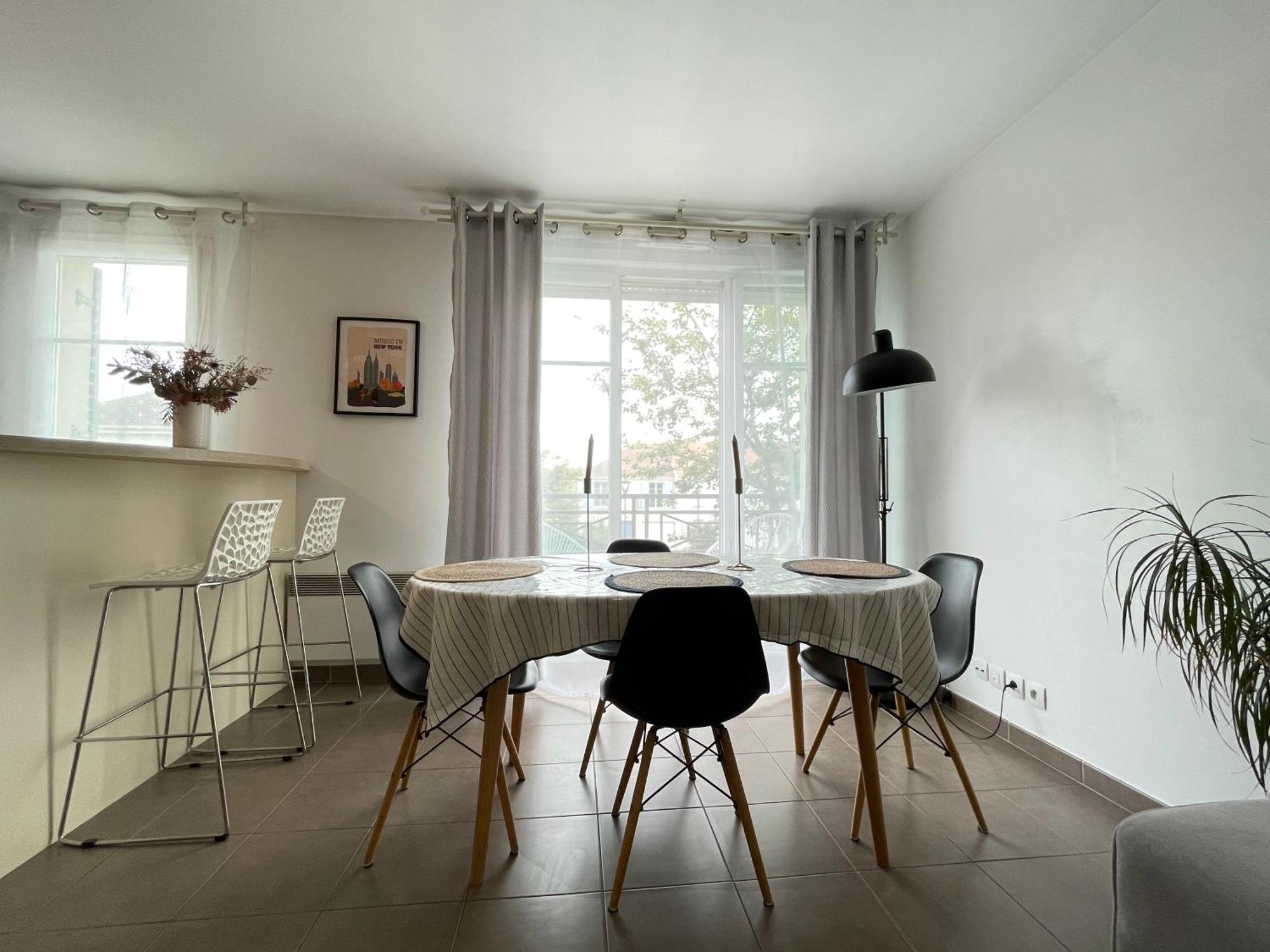 Duplex Moderne 8Per&3Ch&10 Min Disney&Parking Free Magny-le-Hongre Ngoại thất bức ảnh
